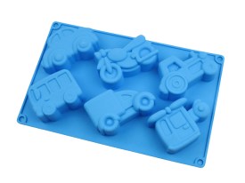 Molde silicona 6 jabones TRANSPORTE